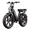 Black, variant on TST Electric Bike for Women, 750W Motor 48V15AH Battery, 20"x4" Fat Tire E Mountain Bike, Hydraulic Disc Brakes, Full Suspension, UL2849