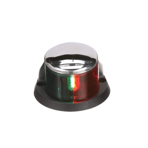 Seachoice Bow Light Marine Navigation, Horizontal Mount, Stainless Steel, Bi-Color, For Boats Under 39 Feet