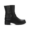 thumbnail image 2 of Sun + Stone Womens Stellaa Faux Leather Lugged Sole Motorcycle Boots, 2 of 3