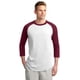 thumbnail image 1 of Sport-Tek Colorblock Raglan Jersey XL Blanco/Cardenal deporte-tek T200, 1 of 1