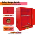 thumbnail image 2 of Fireproof Flammable Storage Cabinet 18 Gallon, 35x23.23x18.11 In, Galvanized Steel Liquid Storage with Adjustable Thickened Shelf, Hazardous Storage Cabinets, Safety Cabinets for Garage Workshop, 2 of 7