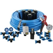 Orbit 50022 In-Ground Blu-Lock Tubing System and B-Hyve Smart Hose Faucet Timer with Wi-Fi Hub Sprinkler Kit