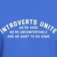 thumbnail image 3 of CafePress - Introverts Unite Dark T Shirt - Men's Classic Graphic Cotton T-Shirt, 3 of 4