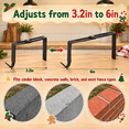 Stringig Block 3.2In-16Pc Adjustable Metal Cinder Block Wall Hanger String Light Hook ...