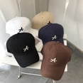 thumbnail image 3 of Unisex Cotton Embroidery Letter Print Extended Brim Adjustable Bucket Baseball Cap For Teenager, 3 of 8