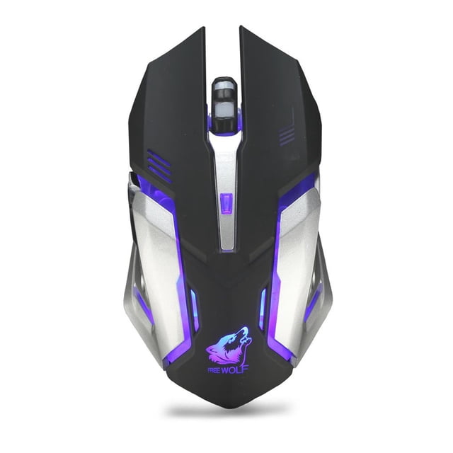 Free Wolf X7 Ratón Inalámbrico Escritorio Ratón Ergonómico Ratón Práctico Para Juegos 2.4 Ghz Ratón De Carga Inalámbrica Accesorios De Computadora Advancent EL011842-00