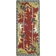thumbnail image 5 of SAFAVIEH Chelsea Lanford Rooster Wool Area Rug, Burgundy, 3'9" x 5'9", 5 of 10