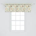 thumbnail image 2 of Ambesonne Animal Window Valance, Woodland Concept, 54" X 18", Multicolor, 2 of 3