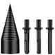 thumbnail image 1 of 3 piezas de brocas para cortar leña extraíbles, destornillador cónico resistente para taladro de mano, hexagonal, cuadrado y redondo, 1 of 5