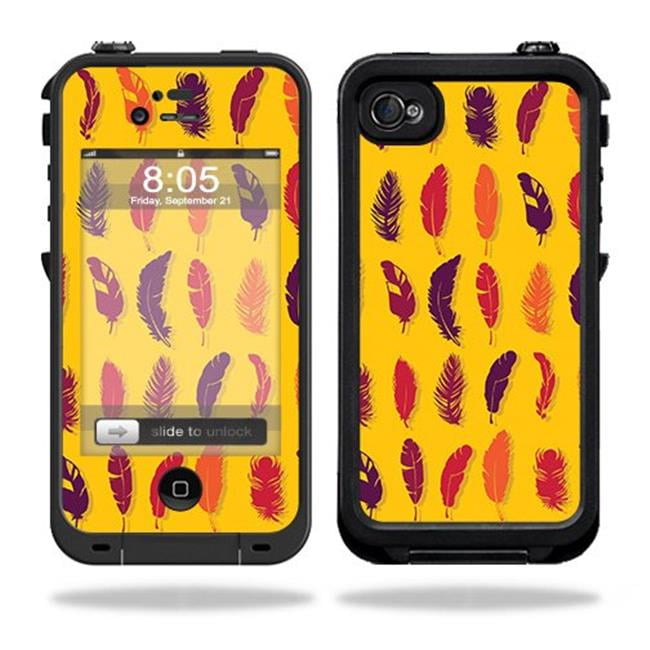 MightySkins LIFIP4-Feathers Skin for Lifeproof iPhone 4 & 4S Case - Feathers