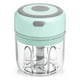 thumbnail image 1 of Mini Picador De Ajo Eléctrico Alimentos Recargable 250+150ml Blanco verde, 1 of 4