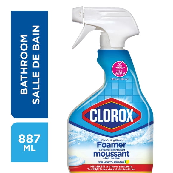 Nettoyant moussant à l'eau de Javel Clorox, 887 mL