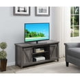 thumbnail image 3 of Pemberly Row Barn Door 52" TV Stand in Rustic Gray, 3 of 4
