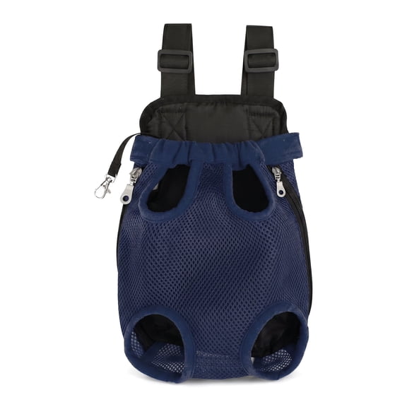 Aemutady Dog Carrier Backpack, Legs Out Front Facing Pet Backpack, Hands-Free Adjustable Puppy Carrier for Small Dogs, Hiking Travel