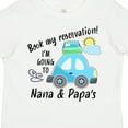thumbnail image 4 of Inktastic Book My Reservation I'm Going to Nana and Papa's Boys or Girls Toddler T-Shirt, 4 of 5