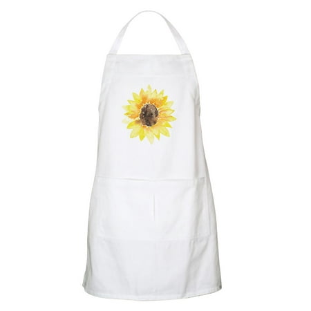 

CafePress - Cute Yellow Sunflower - Kitchen Apron with Pockets Grilling Apron Baking Apron