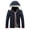 Dark Blue, variant on Fesfesfes Winter Coat for Men's Fashion Fall And Winter Fashion Warm Hooded Casual Jacket Cotton Clothes