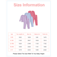 thumbnail image 2 of 12 Months Baby Girls Clothes 18 Months Girls 3 Pack Fall Winter Outfits Set Toddler Girl Long Sleeve Top Pants 6PCS Clothing Set Purple, 2 of 6