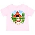 thumbnail image 3 of Inktastic Chicken on a Farm Boys or Girls Toddler T-Shirt, 3 of 5