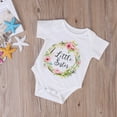thumbnail image 2 of 2017 Newborn Infant Toddler Baby Kids Girls Big Sister T Shirts Little Sister Matching Clothes Jumpsuit Romper Outfits Set, 2 of 5