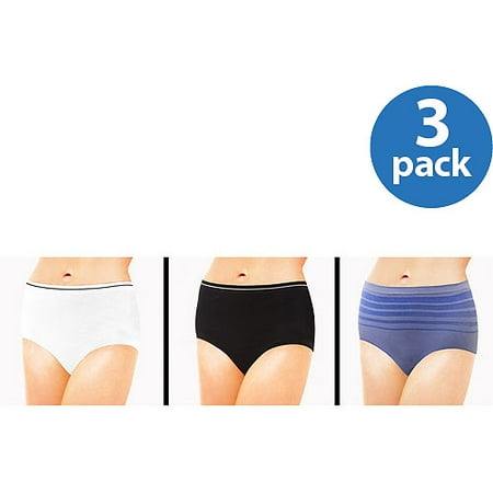 Best Fitting Women's Seamless Briefs, 3-Pack