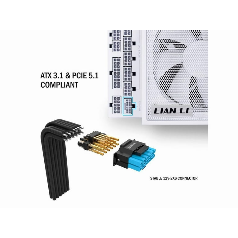 LIAN LI ホワイト 電源ユニット　LL-EDGE 1200W 取寄せ商品：納期要確認】 Lian Li EDGE 850W White | PCパーツ,電源