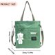 thumbnail image 3 of Bolso de hombro para mujer Lona de gran capacidad Mochila para estudiantes Messenger Green FLhrweasw Nuevo, 3 of 8