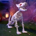 thumbnail image 6 of Joyfy 34" Wolf Halloween Skeleton with Red LED Eyes, Posable Plastic Animals Halloween Skeleton for Indoor Outdoor Halloween Decorations, 6 of 8