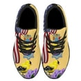 thumbnail image 2 of New Jersey Stte EaStrn Goldfinch Bird and Purple Violet Flower Shoes Sneakers Black Size 7, 2 of 7