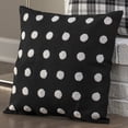 thumbnail image 1 of HomeMagic Decorative Pillow Cover, 18" x 18", White Tufts, 1 of 2