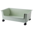 thumbnail image 1 of Shisuyan Dormitory Books Storage Container Bookcase on Wheels Under Desk Book Storage Bin with Wheel, 1 of 9