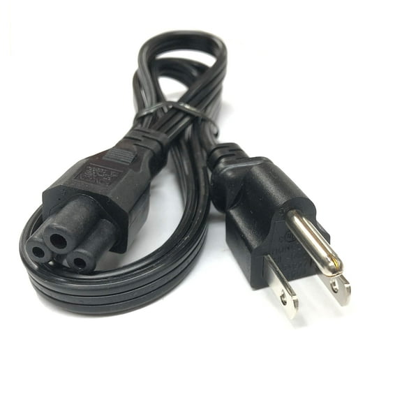 HONGLIN Original 3.3 Ft AC Power cord HL-052 HL-002 E254927, Compatible With P/N:05V1C9,5V1C9,0K260C,K260C,0K2490,02JVNJ,2JVNJ,NEMA 5-15P to C5 3-Slot type Plug, Fit For Dell Laptops, Desktop