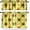 Bee Sunflower, variant on Modern Mid Century Valances Curtain for Window,Abstract Geometric Print Kitchen Curtains Valances Short Window Treatment for Living Room,Bedroom,Bathroom,1 Panel,54" W x 18" H