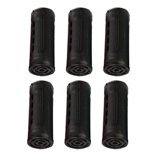 Vogacara Paquete de 48 rizadores de pelo para peluquería, estilo tonto, para pelo corto y medio Cuidado del cabello 10 negro 6 piezas Vogacara CE011428-14B