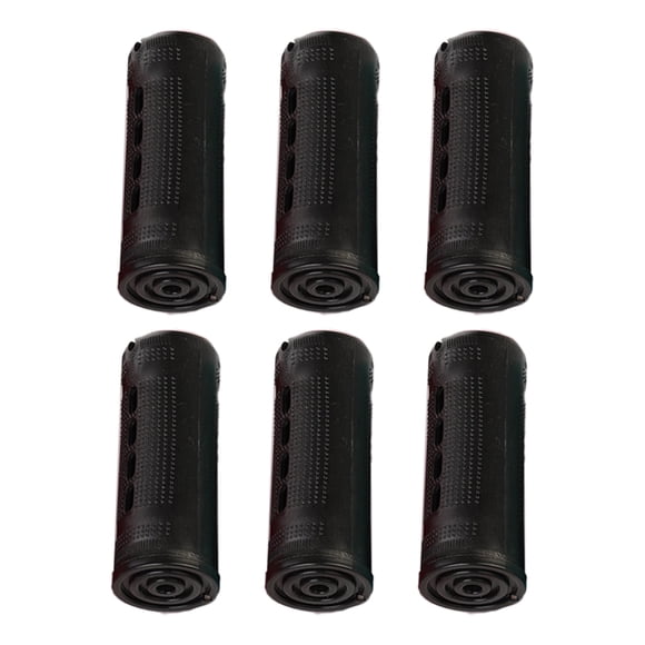 Seitruly Rizador de pelo de colores surtidos de peluquería de 48 piezas para cabello corto mediano Cuidado del cabello 10 negro 6 piezas Seitruly CE011428-14B