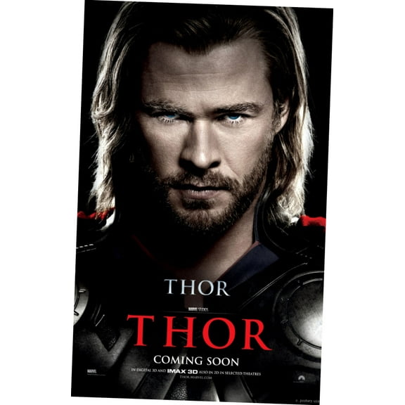 Thor Poster 12x16 Art Print on Metal Sign 12in x 16in #097792 Multi-Color Square Adults Best Posters