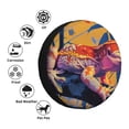thumbnail image 2 of Kdxio Colorful Gecko Jungle Art for Tire Cover Wheel Protectors Tyre Covers Weatherproof Wheel Covers Universal Fit for Trailer Rv SUV Truck Camper Travel Trailers 14 inch, 2 of 5