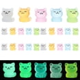 thumbnail image 1 of 30 Figuras Miniatura de Gatos que Brillan en la Oscuridad, Adorables Figuras de Gatos Pequeños, Pequeños Animales de Resina, 1 of 8