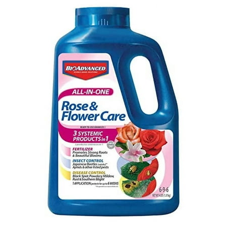 BioAdvanced All-In-One Rose and Flower Care I, Granules for Insects 4 lb