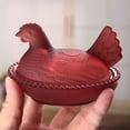 thumbnail image 5 of Hen On Nest Glass Dish ，Glass Chicken Candy Jar with Lid, Rustic Farmhouse Candy Bowl & Snack Tray, Decorative Kitchen Fruit Platter, Gift Idea for Home Decor, 5 of 5