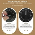 thumbnail image 2 of STRANDCHIC Analog Kitchen Timer Black Plastic Time Management Home Baking 1Pcs, 2 of 6