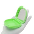 thumbnail image 3 of Unique Bargains 1 Set Braces Box with Brush Compact Braces Storage Box Green, 3 of 5