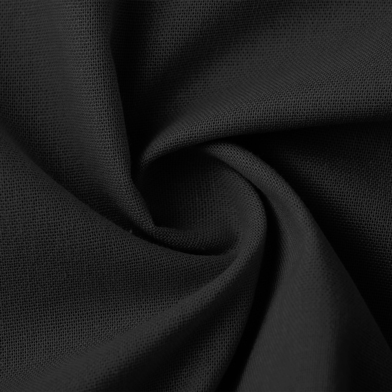 JGGSPWM Linen Dress Women V Neck Long 3/4 Sleeve Tunic Boho Maxi Dress Casual Spring and Autumn Plain Flowy Beach Vacation Dresses Black XL