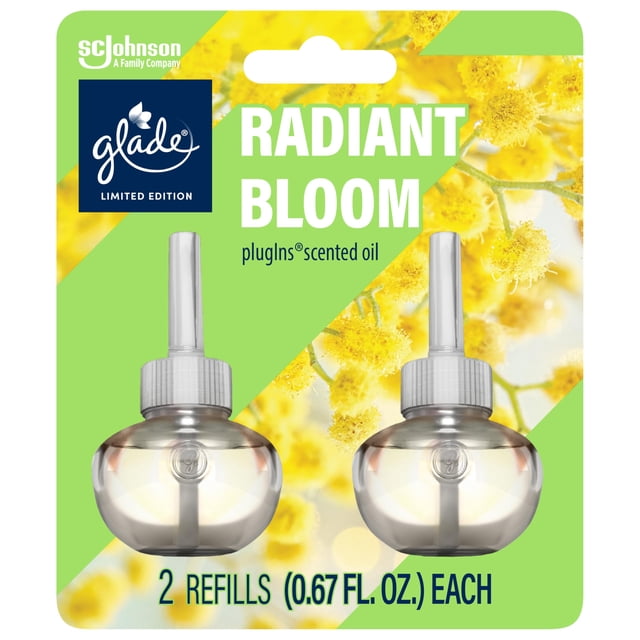 Ambientador Glade Radiant Bloom 2 recargas de 20 ml
