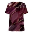 thumbnail image 4 of T-shirt Décontracté à Manches Courtes et Col en V pour Femmes, 4 of 5