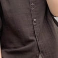 thumbnail image 4 of XuJwPNcy Button Down Shirts for Women Half Sleeve Collared Tops Trendy Casual Summer Tee Clothes Breathable Comfy Outfits, 4 of 5