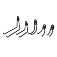 thumbnail image 1 of Garage Storage Double Hooks, Antiscratch Wall Mount Storage Hanger Antislip  For Chairs Bikes Power Tools Black, 1 of 8