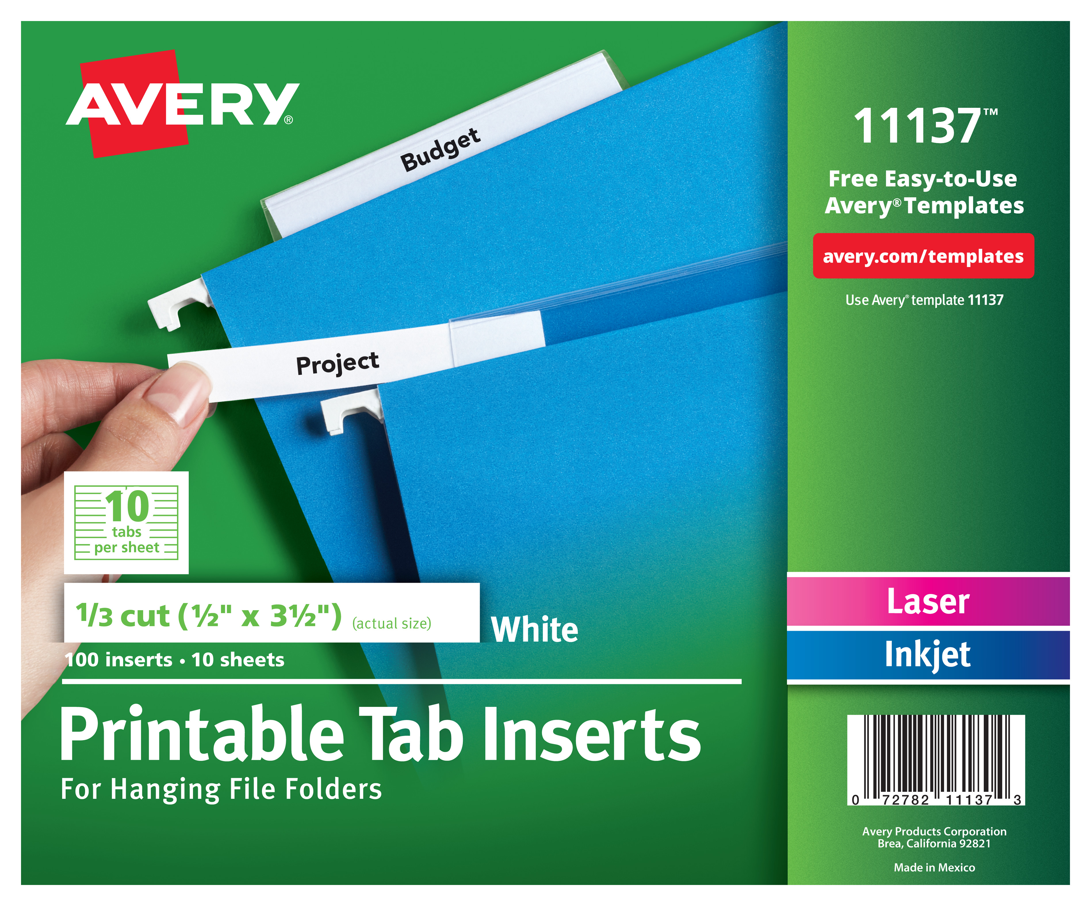Printable Tab Inserts Printable Tab Inserts