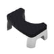 thumbnail image 2 of Taburete de inodoro RXIRUCGD para sentarse en cuclillas, taburete suave para inodoro, taburete antideslizante para baño, taburete acolchado para oficina, color negro, 2 of 6
