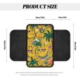 thumbnail image 6 of Uourmeti Elastic Polyester Car Arm Rest Cover with Waterproof Soft Pad, Anti Scratch Center Console Pad for Most Suvs and Trucks, Surfing Banana Center Console Box Pad, 6 of 6